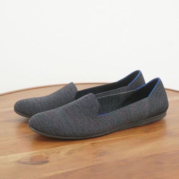 Rothys Womens The Loafer Slip On Shoes Flats Navy Blue Size 12 - Picture 5 of 11